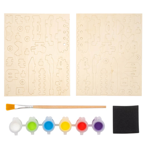 Allessimo Reality Puzzles 3D Painting Puzzle Thunder Tank Stem Toy_3