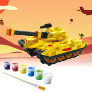 Allessimo Reality Puzzles 3D Painting Puzzle Thunder Tank Stem Toy