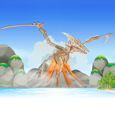 Allessimo Reality Puzzles Prehistoric Pterodactyl 3D Puzzle